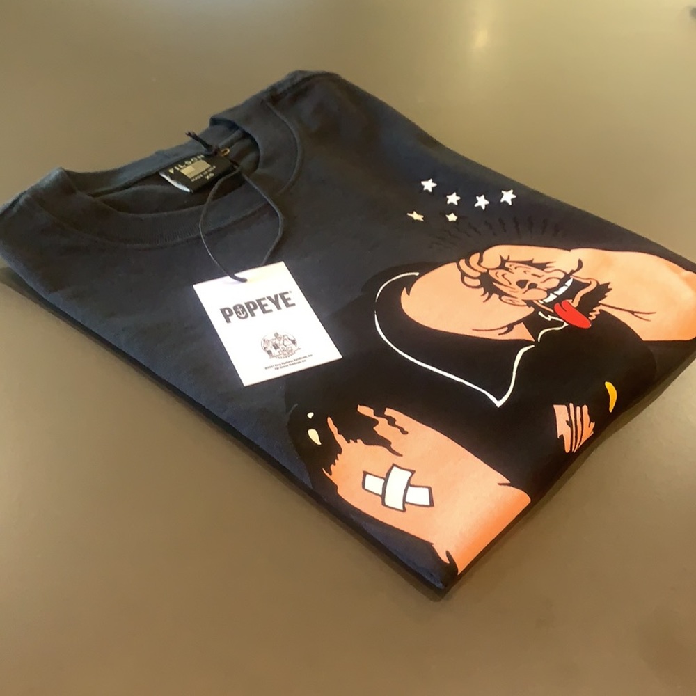 C.C Filson Popeye Shirt Sleeve T-Shirt, Black Bluto NEW Made in the USA 🇺🇸